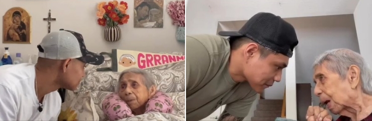 Er kündigt Job und gibt alles auf, um sich um seine 96 jährige Oma zu kümmern